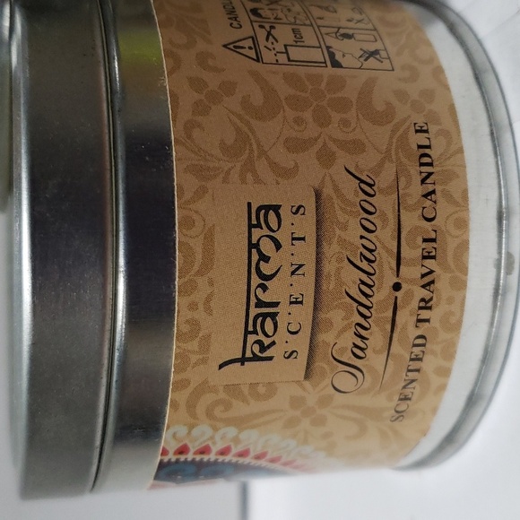 Karma. Set of 3 Candles; Tin Containers; Patchouli, Sandalwood & Jasmine. NWT - Picture 4 of 12